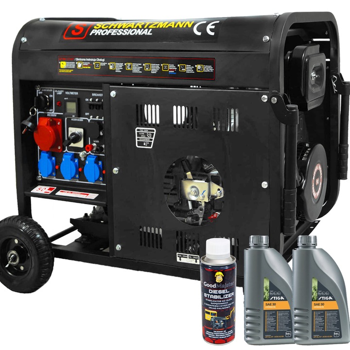GENERÁTOR ENERGIE 400V 9,5kw 13KM DIESEL AVR